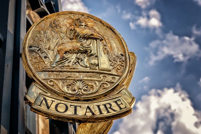 Enseigne Notaire besançon